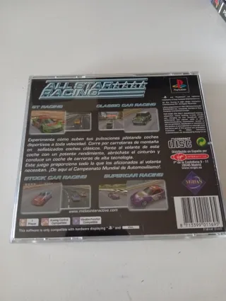 All Star Racing PlayStation 1 PS1