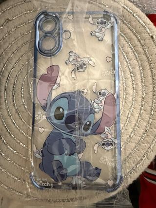 Funda iPhone 16 Plus Stitch Transparente