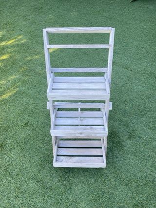 Estantería de madera plegable