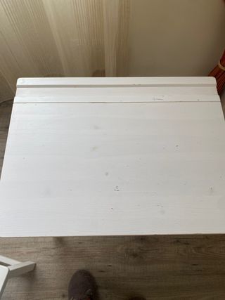 Pupitre y silla madera IKEA con cajonera