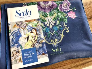 Bufanda Seda Bordada Museo Seda Valencia