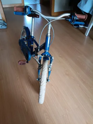 Bicicleta Decathlon Vintage Azul