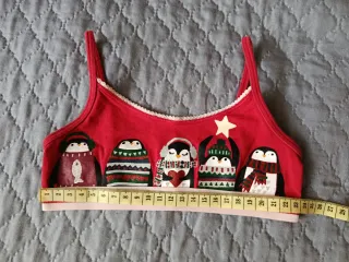 Top bambina con pinguini