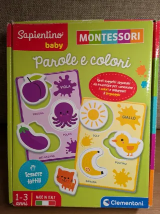 Sapientino Montessori Parole e Colori