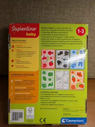 Sapientino Montessori Parole e Colori