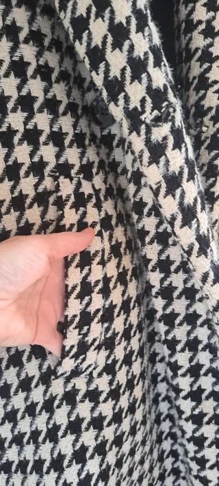 Abrigo estampado pata de gallo Diseño Español