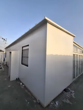 Panel sándwich cubiertas modulares aluminio