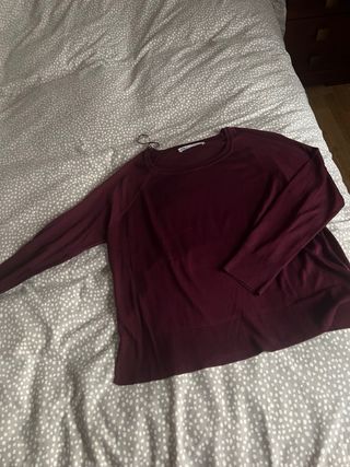 Jersey fino Zara morado