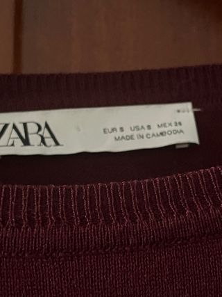 Jersey fino Zara morado
