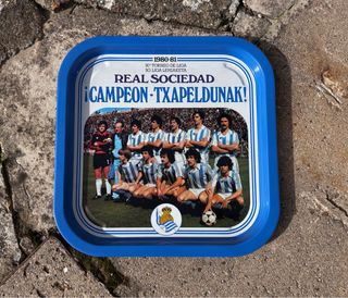 Bandeja Chapa Real Sociedad 80-81 Campeón