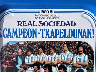 Bandeja Chapa Real Sociedad 80-81 Campeón