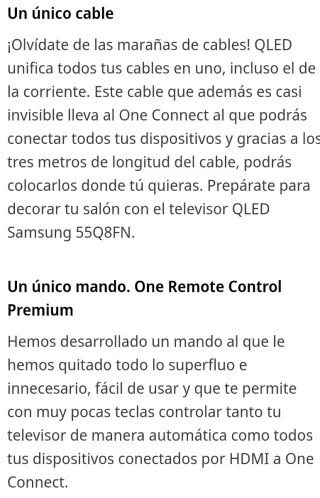 TV Samsung 55 QLED 4K UHD HDR