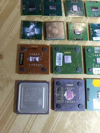 Lote Procesadores PC Antiguos AMD, Intel.