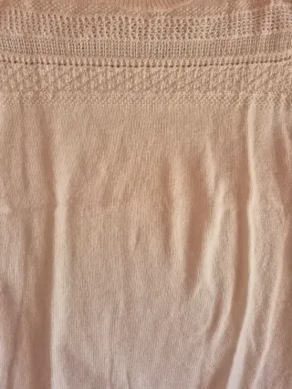 Jersey mujer blanco punto fino