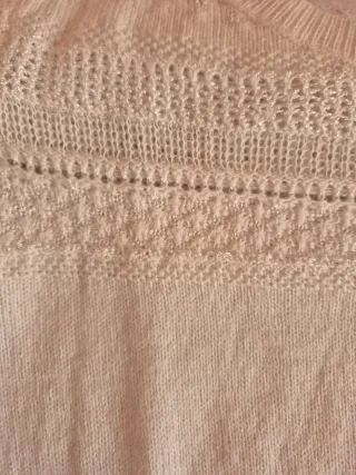 Jersey mujer blanco punto fino