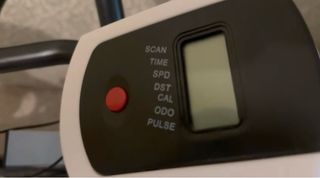 Bicicleta de Spinning Negra y Roja