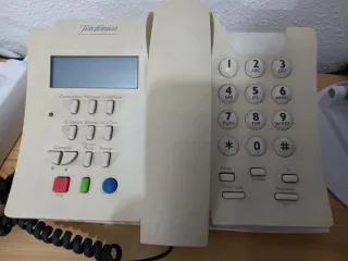 Teléfono fijo Telefonica Beige