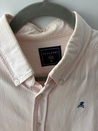 Camisa Scalpers Rayas Rosas Talla 41