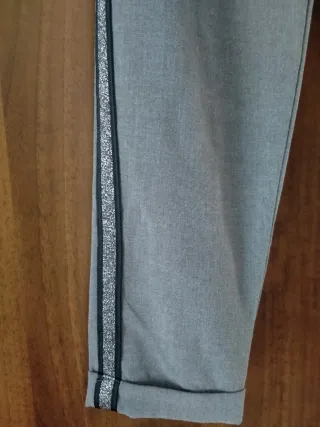 Pantaloni Tally Weijl grigi con banda laterale