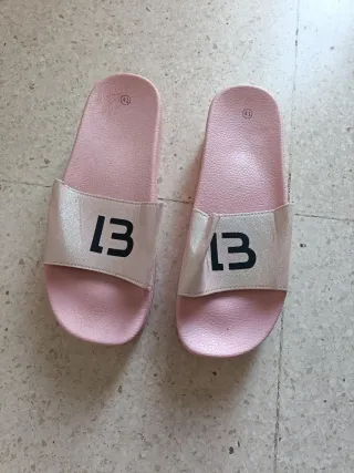 Sandalias rosas mujer