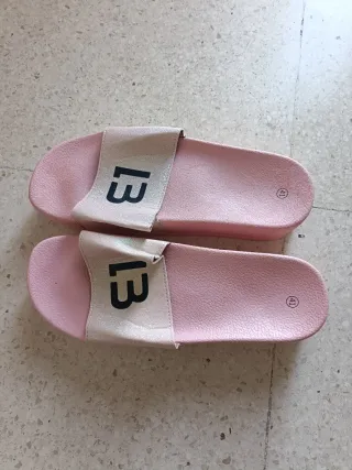 Sandalias rosas mujer