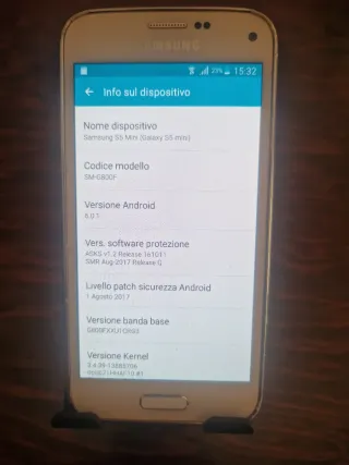 Samsung Galaxy S5 Mini Bianco