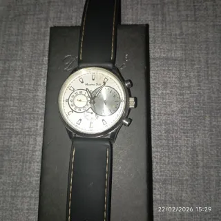 Reloj Massimo Dutti Caballero Negro/Plata