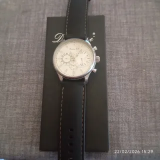 Reloj Massimo Dutti Caballero Negro/Plata