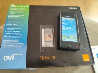 Teléfono Móvil Nokia X6-00 Negro