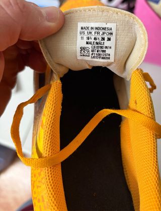 Zapatillas Futbol Sala Messi Adidas Naranja