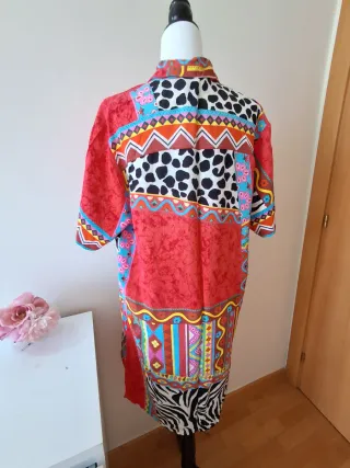 Vestido La Perla Multicolor, playero