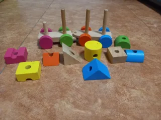 Tren de madera para bebé