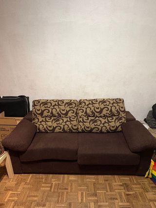 Sofá Cama Italiano Marrón