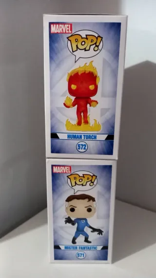 Funko Pop! Fantastic Four 571 y 572