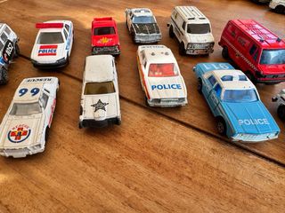 Lote Coches Juguete Policía y Bomberos