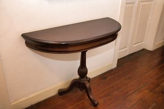 Mesa consola de caoba