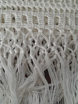 Asciugamano d'epoca ricamato a mano