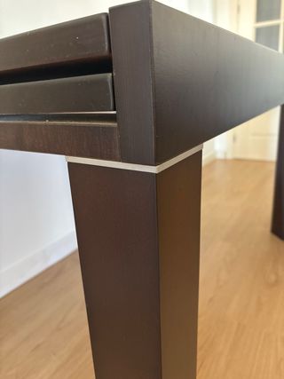 Mesa de comedor extensible madera maciza