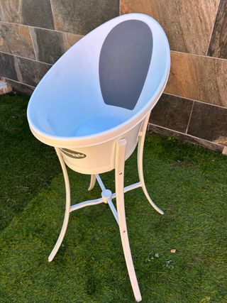 Bañera para bebé Shnuggle con soporte