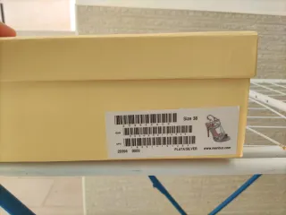 Sandalias tacón plateadas Membur T38