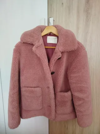 Abrigo Rosa Zara Talla S