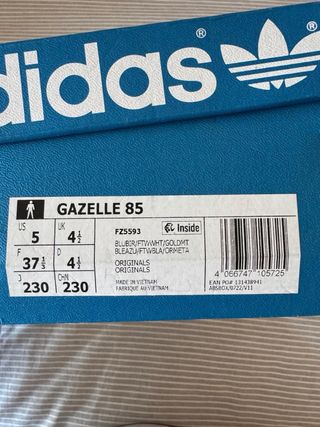 Zapatillas Adidas Gazelle Azul