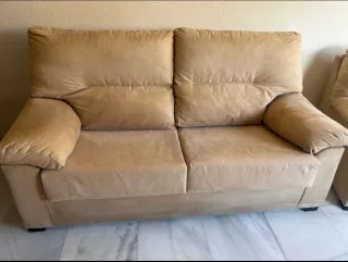 Sofás 3+2 plazas beige ante