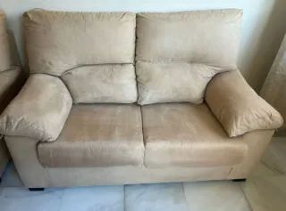 Sofás 3+2 plazas beige ante