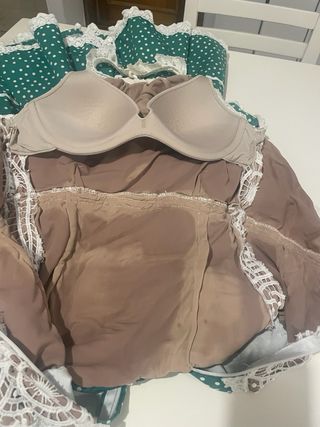 Traje Gitana Cuello Halter Lunares