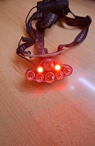 Torcia LED da testa con accessori