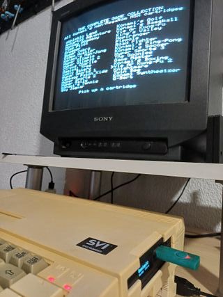 MSX Spectravideo SVI 738 Xpress mod USB + Gotek