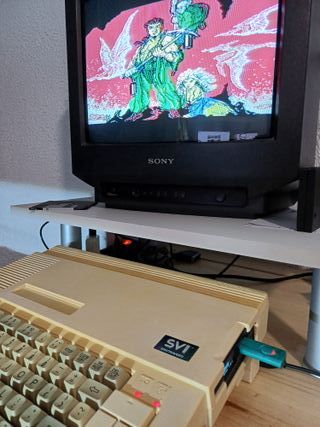 MSX Spectravideo SVI 738 Xpress mod USB + Gotek