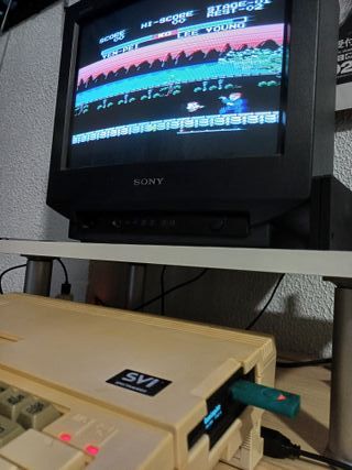 MSX Spectravideo SVI 738 Xpress mod USB + Gotek