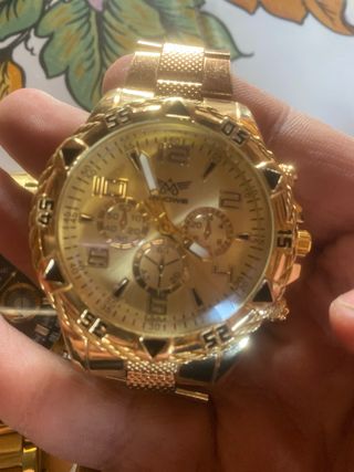 Relojes de pulsera dorados